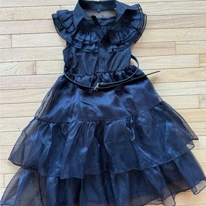 Girls size 9/10 Wednesday Addams costume dress
